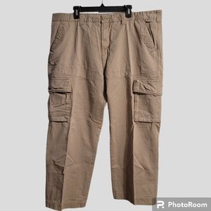 RIVERS Cargo Pants Mens Size 46 Khaki Tan Straight Leg Outdoors Casual Australia